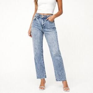 NELLE ATELIER The Boyfrind Denim Jeans stonewash blue size 27